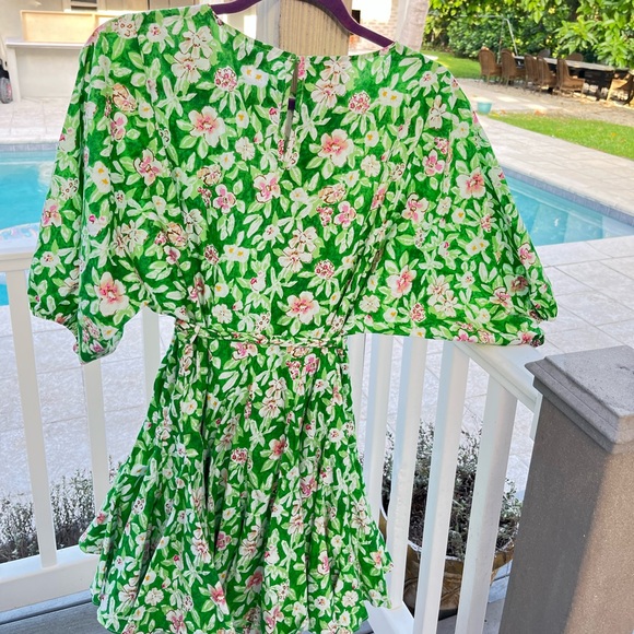 Nature's Glory Green Floral Print - Picture 6 of 8